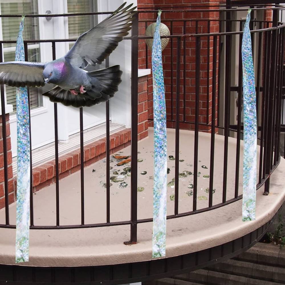 Bird Repellent Reflective Tape 5 Roll Pack, image 5